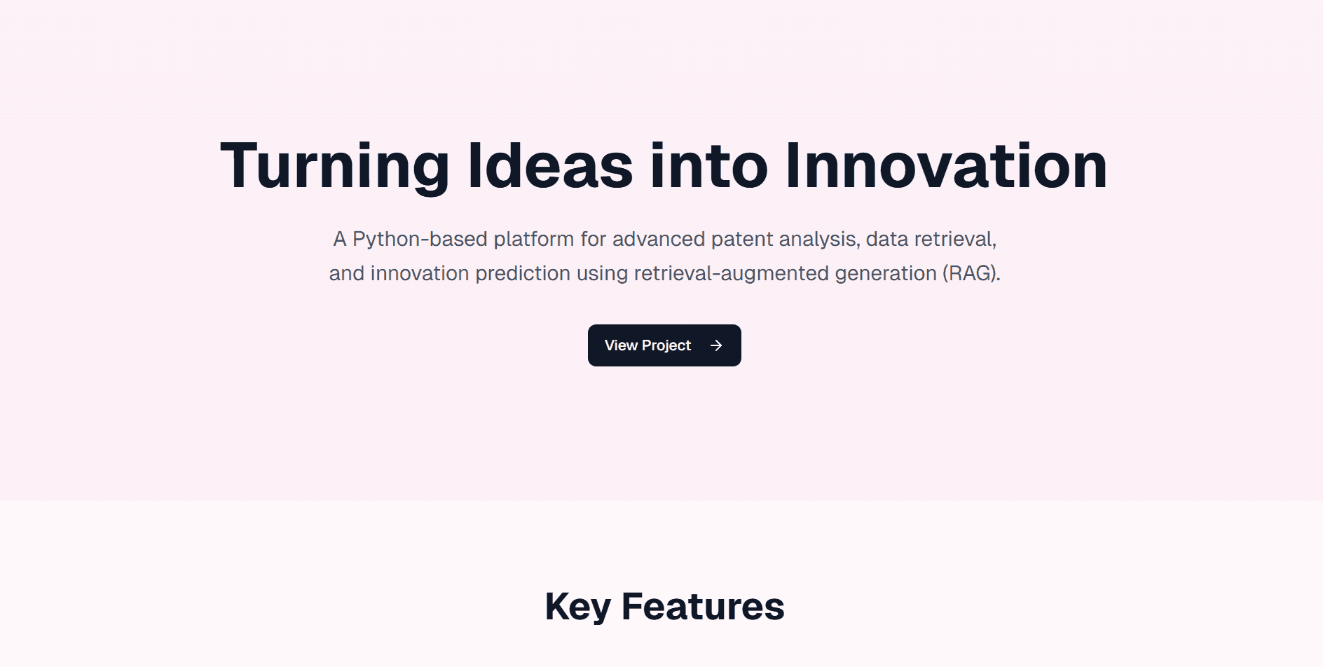 Patent Innovation Researcher — RAG-Powered Patent Analysis Platform
