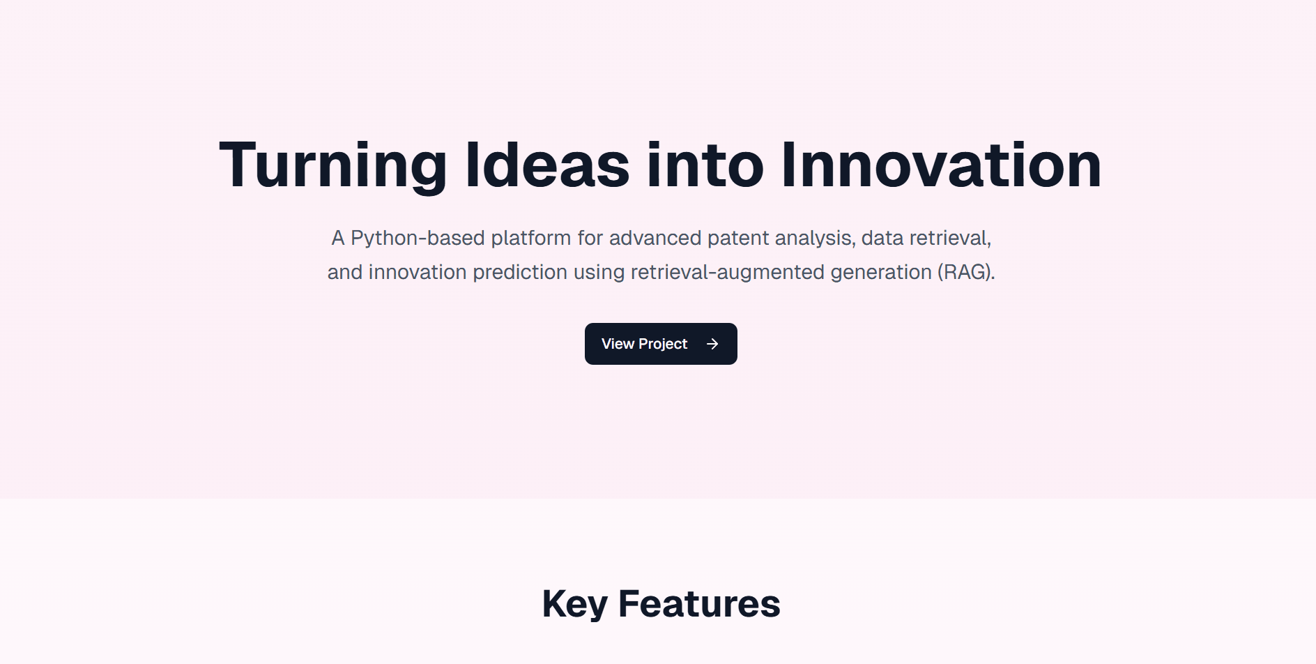 Patent Innovation Researcher — RAG-Powered Patent Analysis Platform